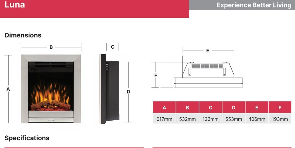 dimensions