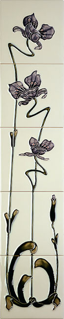 Jazz Lilac Ivory Tile Set