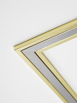 Classic Inlay Brass and Chrome Trim