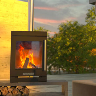 BBQube HeatQube Outdoor Wood Burning Stove
