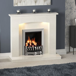 Be Modern Isabelle Marble Fireplace Suite