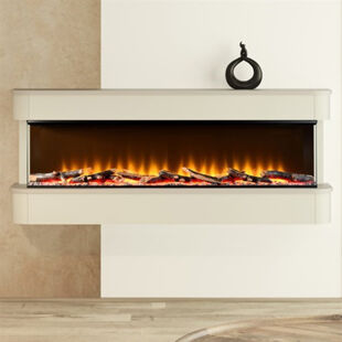 Be Modern Juliette 1250 Wall Mounted Electric Fireplace Suite
