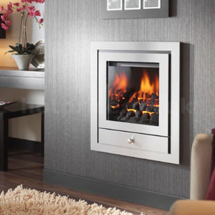 Crystal Royale Hole In Wall 4 Sided Gem Gas fire