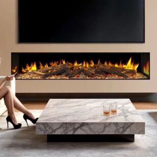 Celsi Electriflame DLX 1800 Midnight edition Electric Fire