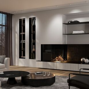 DRU Maestro 60/2 Tall Eco Wave Balanced Flue Gas fire