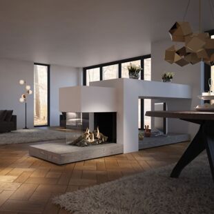 DRU Maestro 75XTU Eco Wave Balanced Flue Gas Fire