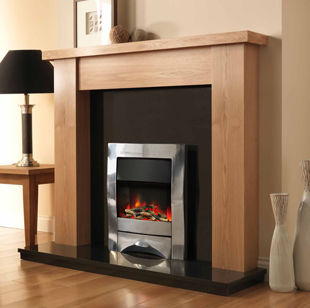 Pureglow Stanford and Illusion Electric Fireplace Suite
