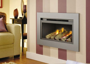 Crystal Boston HE High Efficiency Hole in Wall Gas Fire